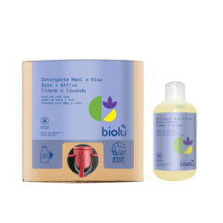 Biolu Sapun lichid ecologic cu lamaie si lavanda 10L                                                 Biolu Sapun lichid ecologic cu lamaie si lavanda 10L