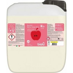 Detergent ecologic lichid pentru rufe albe si colorate, mere rosii, 5L - Biolu                       Detergent ecologic lichid pentru rufe albe si colorate, mere rosii, 5L - Biolu