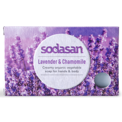 Sapun crema bio lavanda si musetel 100g SODASAN                                                      Sapun crema bio lavanda si musetel 100g SODASAN