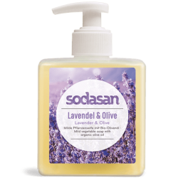 Sapun lichid gel de dus bio lavanda masline 300ml SODASAN Sapun lichid gel de dus bio lavanda masline 300ml SODASAN