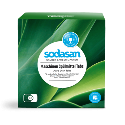 Tablete masina de spalat vase bio 25buc SODASAN Tablete masina de spalat vase bio 25buc SODASAN