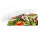 Caserola din carton, pentru salata, cu capac transparent, 550 ml, 50 buc/set