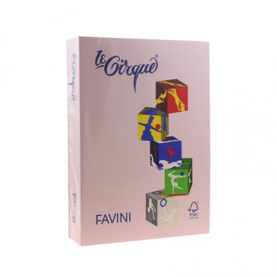 Carton color 160g/mp a4 roz Favini-108