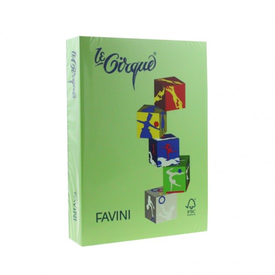 Carton color 160g/mp a4 verde iarba Favini-203