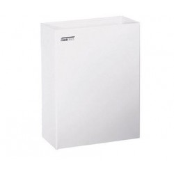 Cos de gunoi, otel vopsit alb, 25 L, Mediclinics, PP0279