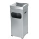 RESIGILAT 1 - Cos patrat din inox, cu scrumiera, 42 L RESIGILAT 1 - Cos patrat din inox, cu scrumiera, 42 L