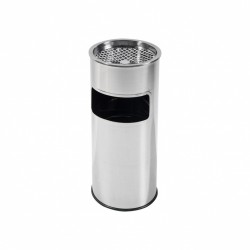 Cos gunoi inox 2in1 cu scrumiera, 28 L Cos gunoi inox 2in1 cu scrumiera, 28 L