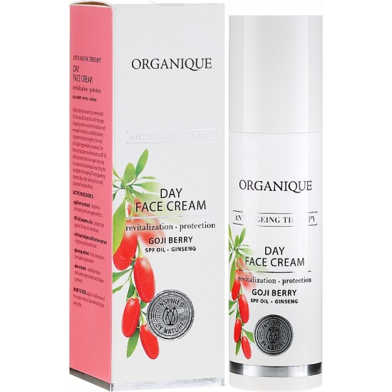 Crema de zi antirid cu Goji cu SPF 15 Organique 50 ml Crema de zi antirid cu Goji cu SPF 15 Organique 50 ml