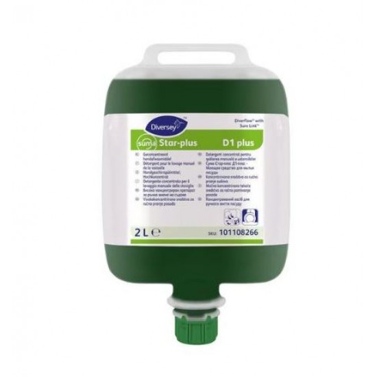 Detergent vase manual SUMA STAR D1 Plus, Diversey, 2L