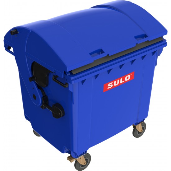 Eurocontainer din material plastic 1100 l albastru cu capac rotund SULO - Transport Inclus Eurocontainer din material plastic 1100 l albastru cu capac rotund SULO - Transport Inclus