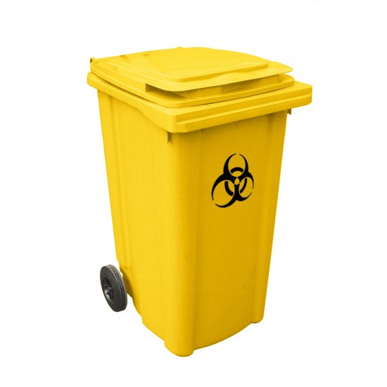 Pubela HDPE CLD 240L galben - Transport Inclus Pubela HDPE CLD 240L galben - Transport Inclus