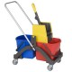 Carucior Vermop tip Aquva, 2*17L cu storcator Carucior Vermop tip Aquva, 2*17L cu storcator