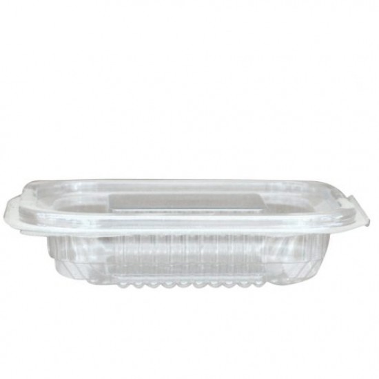 Caserole transparente cu capac atasat 150 gr, 100 buc/set