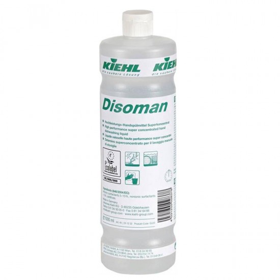 DISOMAN - Detergent ecologic pentru vase, super concentrat, 1 L, Kiehl