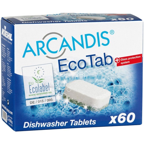 ARCANDIS - ECO TAB - Pastile pentru masina de spalat vase, 60 tablete, Kiehl