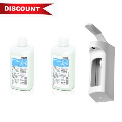 Pachet 1 Dozator Dermados si 2 Dezinfectanti 500ml maini Ecolab Skinman Pachet 1 Dozator Dermados si 2 Dezinfectanti 500ml maini Ecolab Skinman
