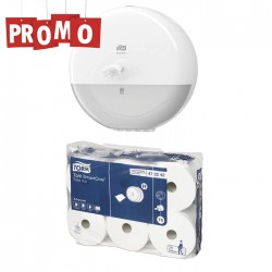 Pachet Dispenser hartie igienica SmartOne Tork si un bax Hartie igienica Pachet Dispenser hartie igienica SmartOne Tork si un bax Hartie igienica