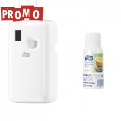 Pachet dispenser odorizant Tork Air si un odorizant Pachet dispenser odorizant Tork Air si un odorizant