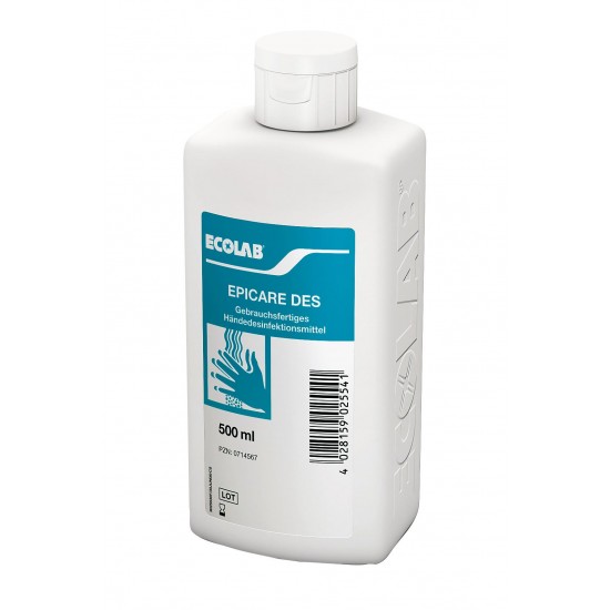 Aviz biocid - Dezinfectant pentru mâini EPICARE DES 500ml Ecolab