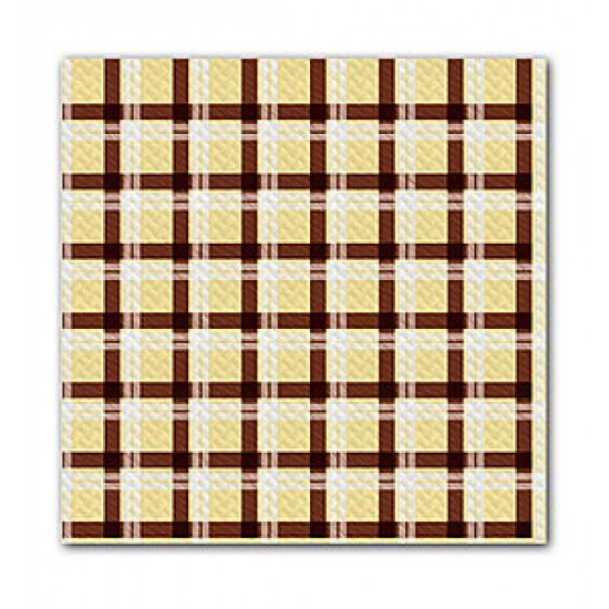 Fata de masa 100x100 cm, Scottish Champagne/Black, FATO, 50 buc / pachet Fata de masa 100x100 cm, Scottish Champagne/Black, FATO, 50 buc / pachet