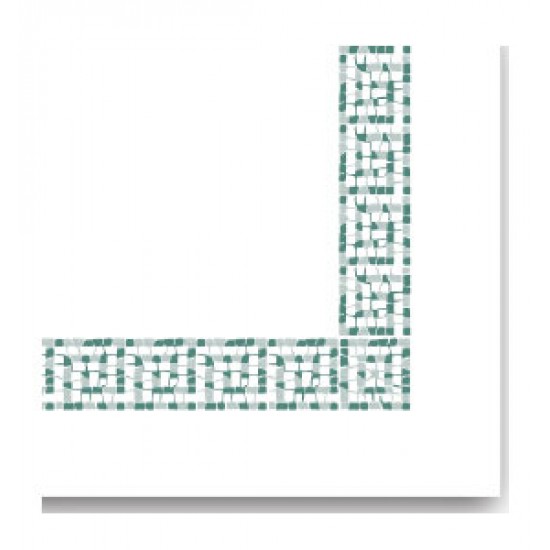 Servetele de masa din airlaid, 40x40 cm, Mykonos Forest Green, FATO, 50 buc / pachet Servetele de masa din airlaid, 40x40 cm, Mykonos Forest Green, FATO, 50 buc / pachet