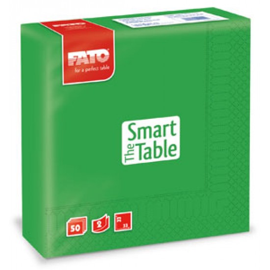 Servetele 33x33 cm, 2 straturi, Smart Table Emerald Green, Fato