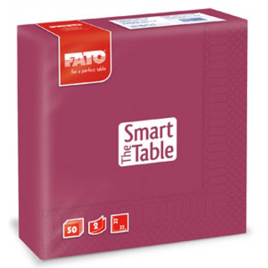 Servetele 33x33 cm, 2 straturi, Smart Table Bordeaux, Fato Servetele 33x33 cm, 2 straturi, Smart Table Bordeaux, Fato