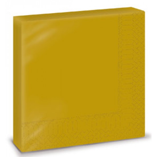 Servetele 33x33 cm, 2 straturi, Smart Table Gold, Fato Servetele 33x33 cm, 2 straturi, Smart Table Gold, Fato