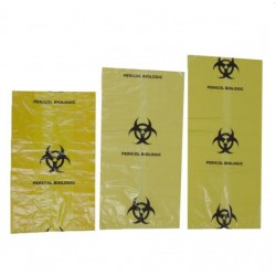 Saci gunoi Galbeni BIOHAZARD 10 litri Saci gunoi Galbeni BIOHAZARD 10 litri