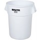 Container rotund Brute, 37.9 L, alb, RUBBERMAID