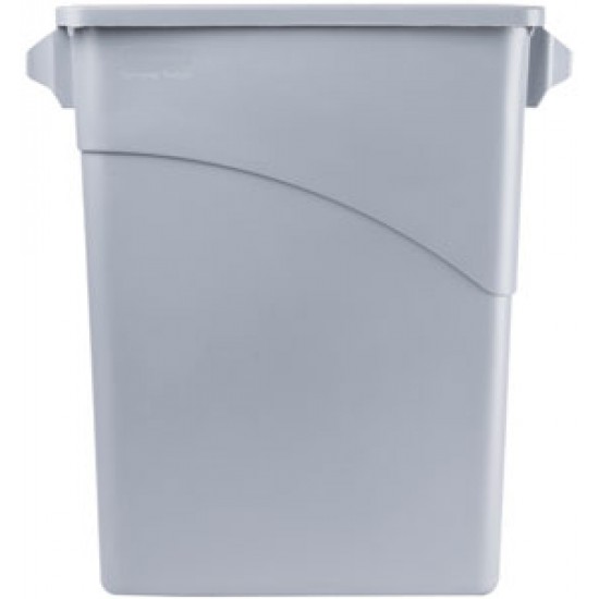 Container Slim Jim cu manere, 60 L, gri deschis, RUBBERMAID
