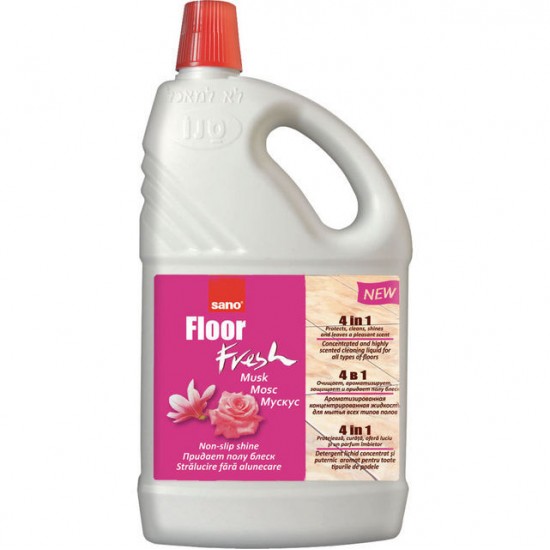 SANO FLOOR FRESH MUSK Manual, 2l, detergent pardoseala