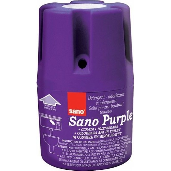 SANO PURPLE, odorizant bazin WC, 150g