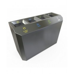 STOCKHOLM A Insula pentru colectare selectiva, inox, 3x55L STOCKHOLM A Insula pentru colectare selectiva, inox, 3x55L