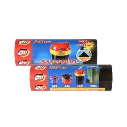 Saci menaj OTI SOLID 60L, galben, 20 buc./rola Saci menaj OTI SOLID 60L, galben, 20 buc./rola