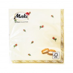 Servetele de masa 33x33cm, model inele - 3 straturi Servetele de masa 33x33cm, model inele - 3 straturi