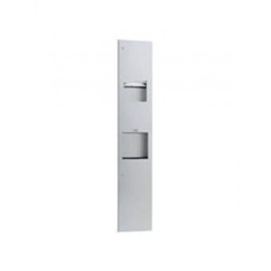 Sistem combi 3 in 1, compus din uscator de maini, dispenser prosoape si cos hartie, Bobrick Sistem combi 3 in 1, compus din uscator de maini, dispenser prosoape si cos hartie, Bobrick
