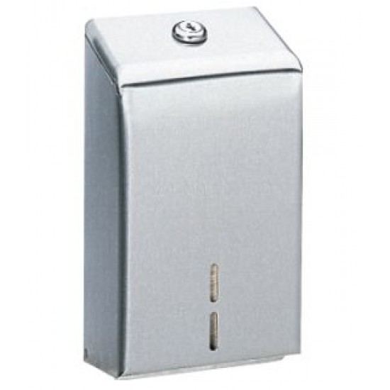 Dispenser hartie igienica pliata, seria Classic, inox satinat, 1330 servetele, Bobrick Dispenser hartie igienica pliata, seria Classic, inox satinat, 1330 servetele, Bobrick