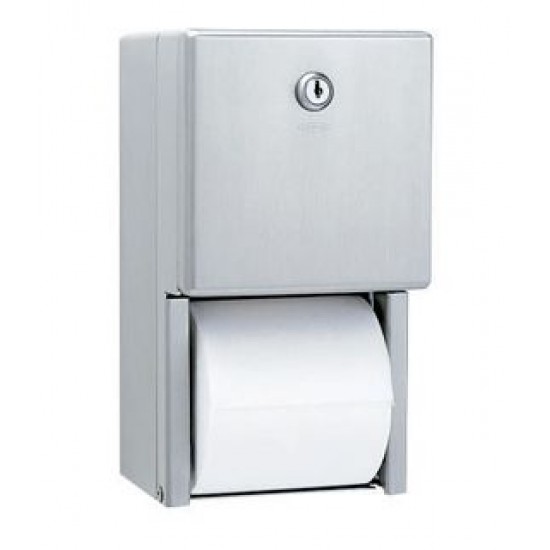 Dispenser hartie igienica pentru 2 role normale suprapuse, seria Clasic, Bobrick Dispenser hartie igienica pentru 2 role normale suprapuse, seria Clasic, Bobrick