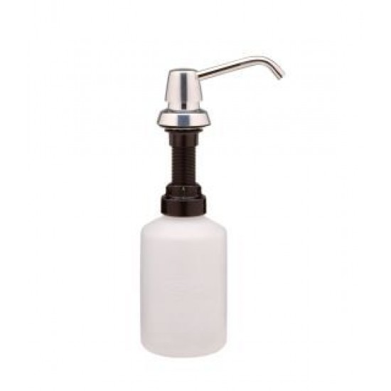 Dozator de sapun lichid, 0.6L, montaj in blatul lavoarului, seria Contura, Bobrick Dozator de sapun lichid, 0.6L, montaj in blatul lavoarului, seria Contura, Bobrick