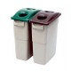 Capac deseuri sticla pentru container Slim Jim de 87 si 60 L, galben, RUBBERMAID Capac deseuri sticla pentru container Slim Jim de 87 si 60 L, galben, RUBBERMAID