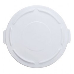 Capac pentru container rotund Brute, 37.9 L, alb, RUBBERMAID