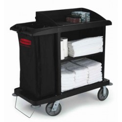 Carucior hotelier mediu, negru, RUBBERMAID Carucior hotelier mediu, negru, RUBBERMAID