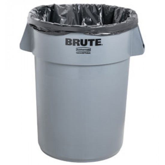 Container rotund Brute, 37.9 L, gri, RUBBERMAID