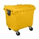 Container HDPE CLF 1100L cu capac plat - Transportul NU este inclus