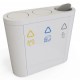 COPENHAGEN B Cosuri pentru colectare deseuri pentru zonele publice; 4x40L, metalic, 124x33x80 cm COPENHAGEN B Cosuri pentru colectare deseuri pentru zonele publice; 4x40L, metalic, 124x33x80 cm