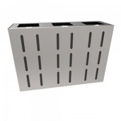 OSLO S Insula pentru reciclare din inox sau metal pentru spatii moderne OSLO S Insula pentru reciclare din inox sau metal pentru spatii moderne