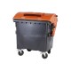 Eurocontainer din plastic, 1100L, capac rotund, inchizatoare pentru capac - colectare ambalaje SULO - Transport Inclus Eurocontainer din plastic, 1100L, capac rotund, inchizatoare pentru capac - colectare ambalaje SULO - Transport Inclus
