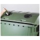 Eurocontainer din plastic, 1100 L, capac rotund, verde, inchizatoare pentru capac - colectare sticla SULO - Transport Inclus Eurocontainer din plastic, 1100 L, capac rotund, verde, inchizatoare pentru capac - colectare sticla SULO - Transport Inclus