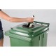 Europubela plastic verde, 120 L - separare sticla, SULO - Transport inclus